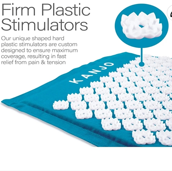 Kanjo Accents Kanjo Premium Acupressure Mat And Pillow Set For Back